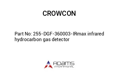 255-DGF-360003-IRmax infrared hydrocarbon gas detector