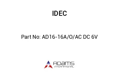 AD16-16A/O/AC DC 6V