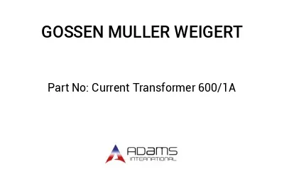 Current Transformer 600/1A