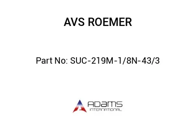 SUC-219M-1/8N-43/3