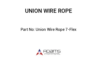 Union Wire Rope 7-Flex